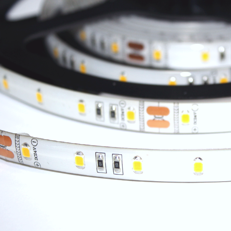 Taśma 24V 300 LED SMD2835 IP65 wodoodporna biała zimna 1m