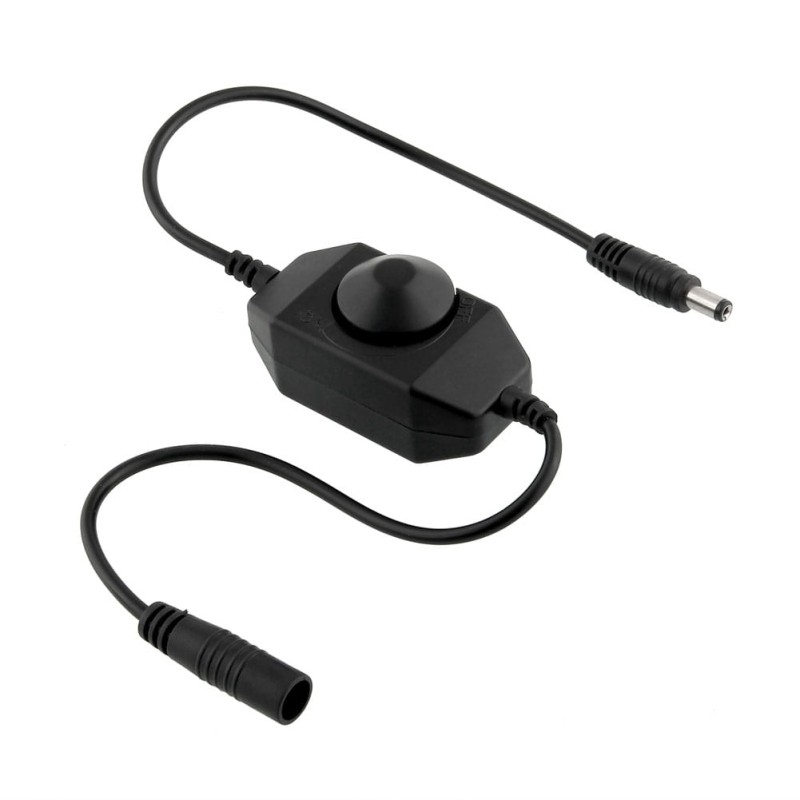 Sterownik LED ściemniacz manualny 4A gniazdo wtyk DC