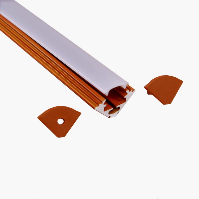 Profil aluminiowy ALU-LED P3 DREWNO PALISANDER 1m