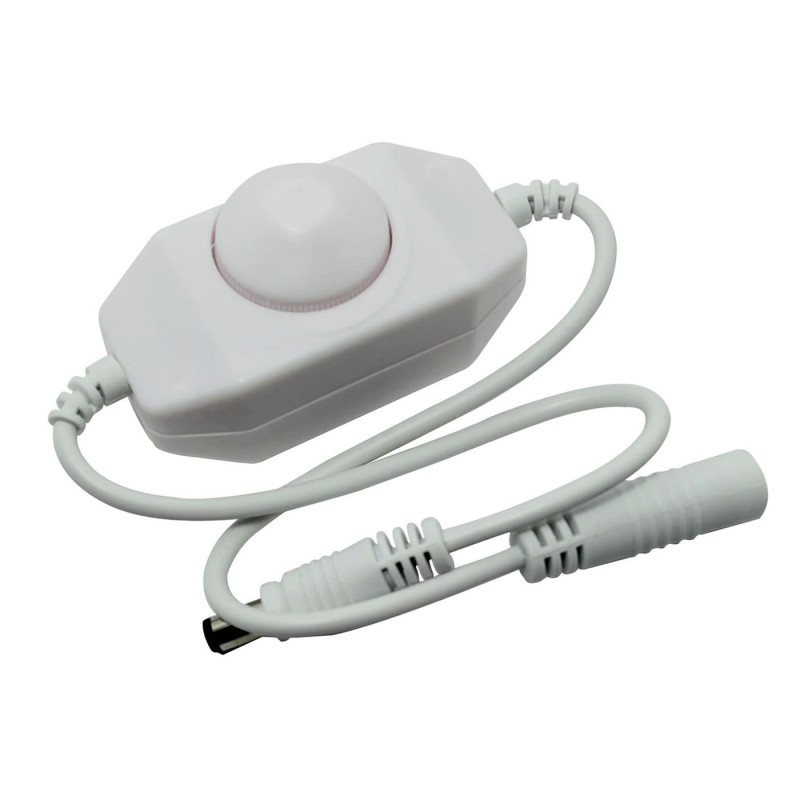 Sterownik LED ściemniacz manualny 4A gniazdo wtyk DC