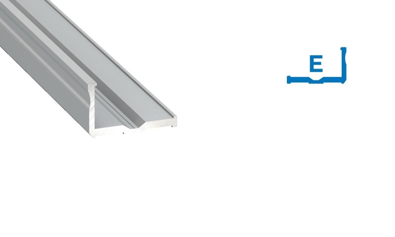 Profil aluminiowy LUMINES E surowy L kątownik 1m