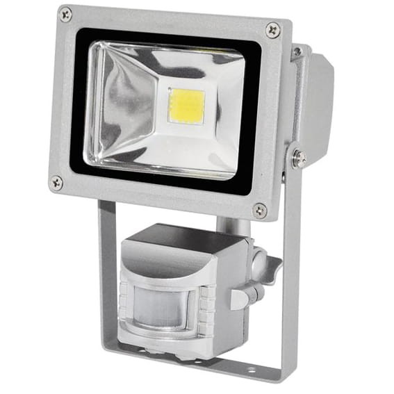 Naświetlacz LED 10W 230V z czujnikiem ruchu biały ciepły