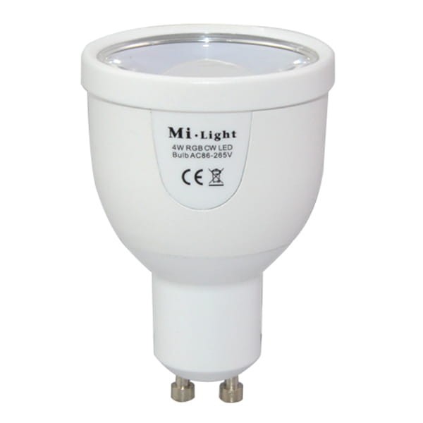 Milight 5W RGB+WW GU10 żarówka LED WiFi Spotlight FUT018
