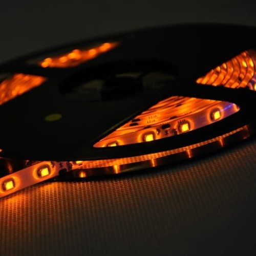 Taśma 300 LED SMD3528 IP65 wodoodporna żółta 5m