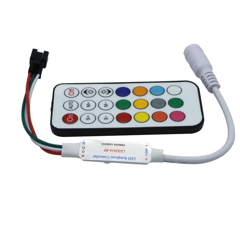 Sterownik Magic RGB WS2811 WS2812 RF Mini 21p