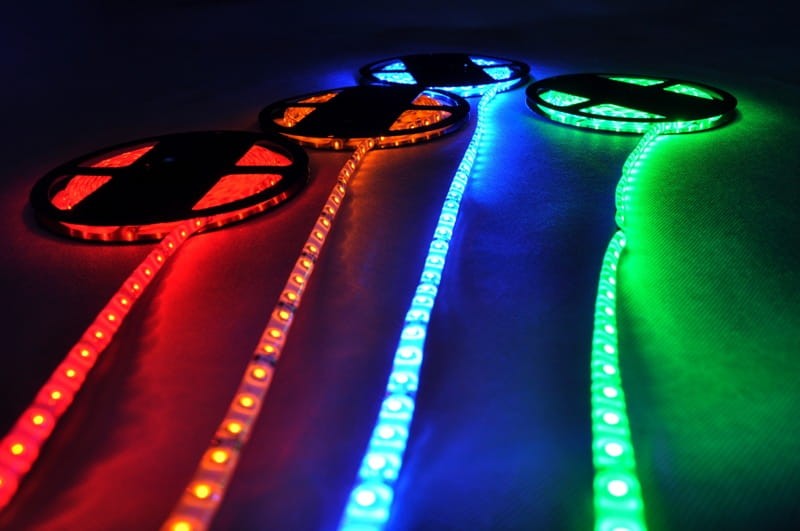 Taśma 300 LED SMD3528 IP65 wodoodporna czerwona 1m