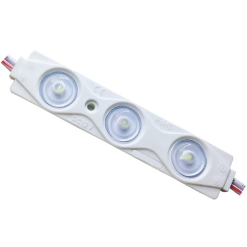 Moduł LED 3 diodowy SMD2835 1,5W odlewany Soczewka