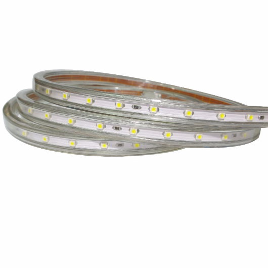 Taśma LED 230V SMD5050 IP67 wodoszczelna 60d/m CIEPŁA