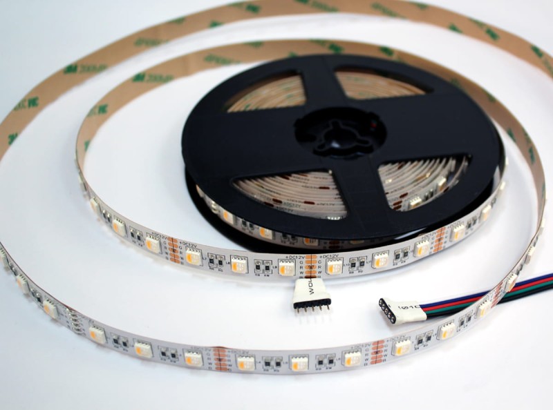 Taśma 4w1 RGBW + ciepły 300 LED SMD5050 IP20 1m