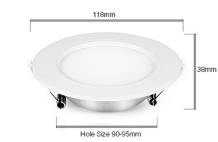 Milight Downlight 6W RGB+CCT LED panel wpuszczany sufitowy FUT068
