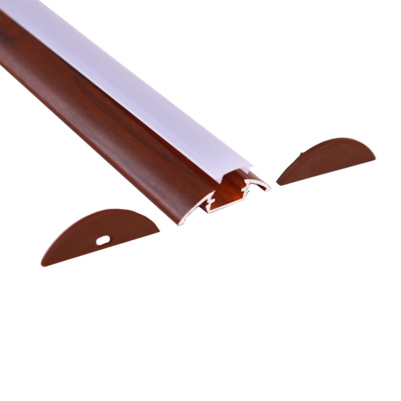 Profil aluminiowy ALU-LED P4 DREWNO WENGE 1m