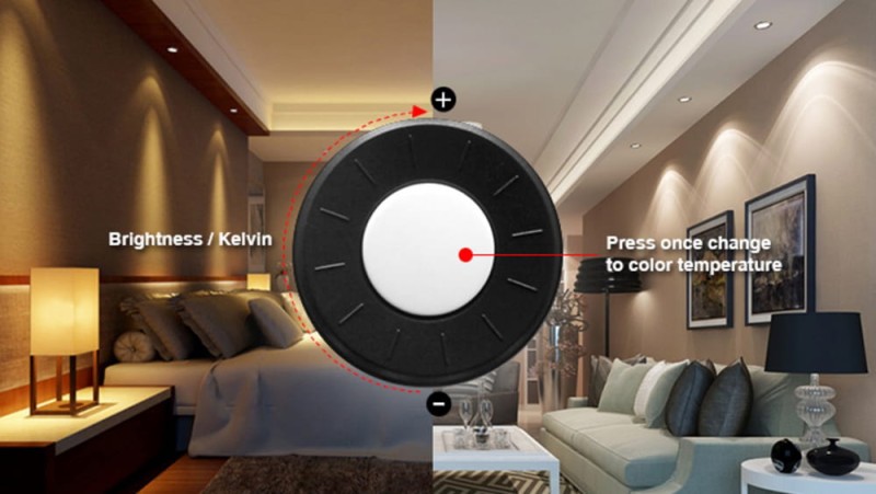 Milight Pilot MONO / CCT 4-strefowy sterownik obrotowy FUT006