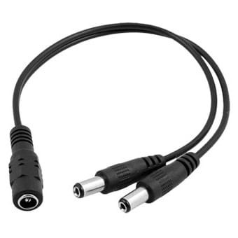 Rozdzielacz DC 2,1/5,5 - 1 gniazdo 2 wtyki