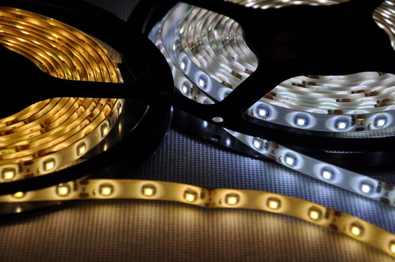 Taśma 300 LED SMD3528 IP65 wodoodporna biała zimna 1m