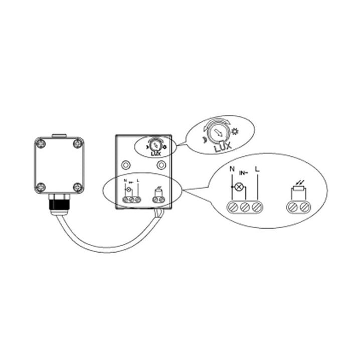 Czujnik zmierzchowy z zewnętrzną sondą - MCE35