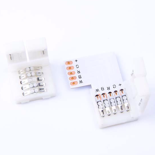 Złączka kątowa L 90 RGBW LED SMD 5050 CLICK 10mm 