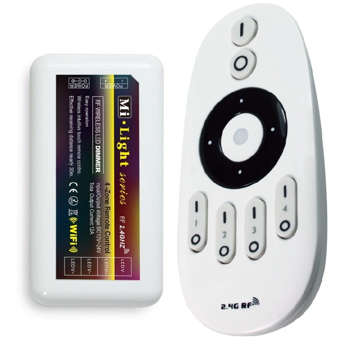 Milight Pilot MONO / CCT 4-strefowy + sterownik