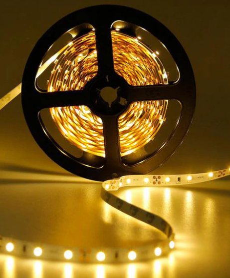 Taśma 300 LED SMD5050 IP65 wodoodporna żółta 1m