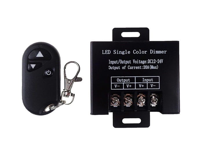 Sterownik LED ściemniacz RF-radiowy BRELOK 20A 240W