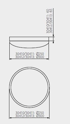 Plafon LED 24W neutralny DUNO MILEDO Kanlux
