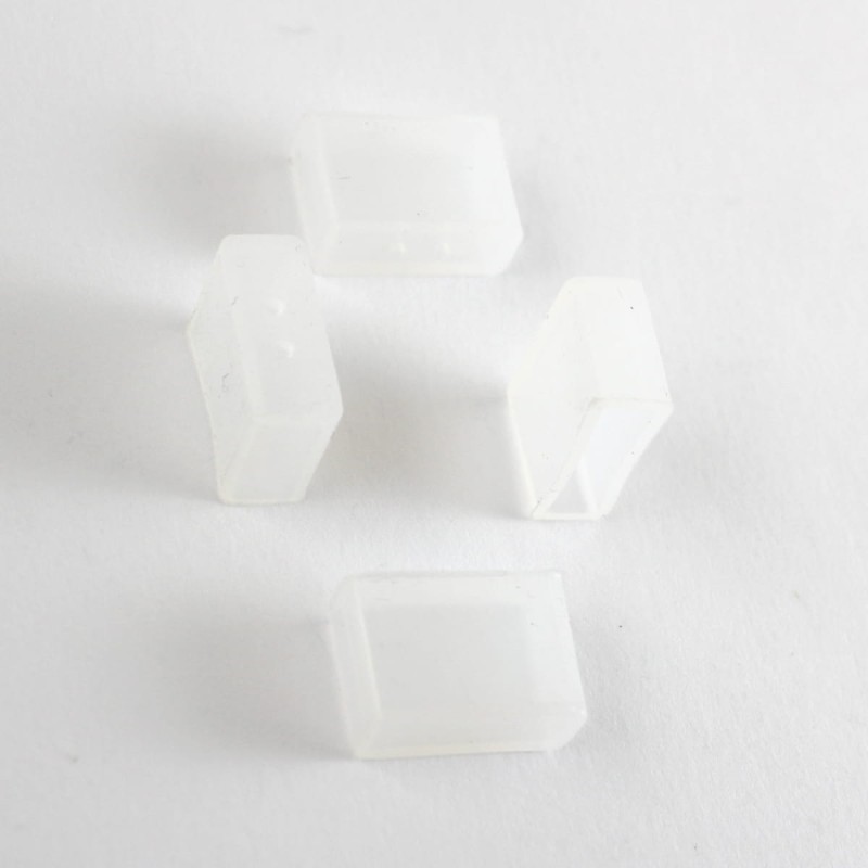 Zakończenie silikonowej osłony taśmy LED 12mm - 2 szt.