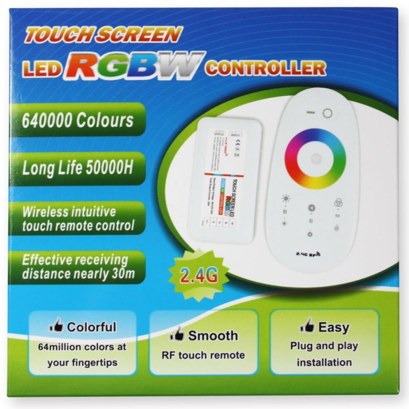 Sterownik RGBW RF 2.4G radiowy dotykowy 10A MiLight FUT027