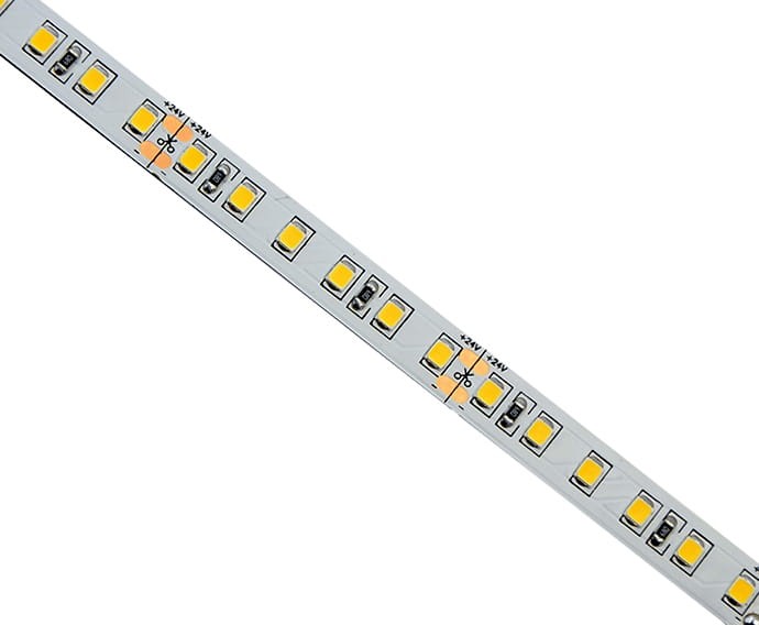 Taśma 24V 600 LED SMD2835 IP20 biała neutralna 1m
