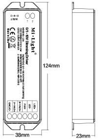 Milight LS4 sterownik LED 0/1~10V ściemniacz DIMMER