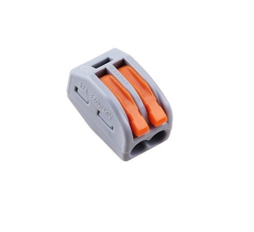 Złączka szybkozłączka 2PIN zatrzaskowa 0V-250V