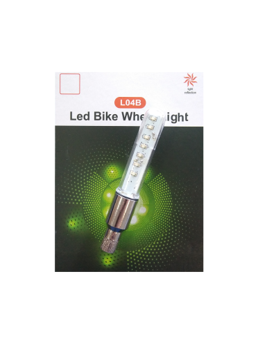 Diody LED lampka na wentyl rowerowy L04B