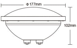 PW01 27W Lampa basenowa podwodna Milight IP68 RGB+CCT