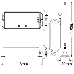 Milight przekaźnik kontroler systemowy 433MHz WL-433