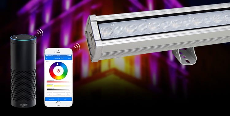 RL1 24W lampa ścienna Milight IP66 RGB+CCT