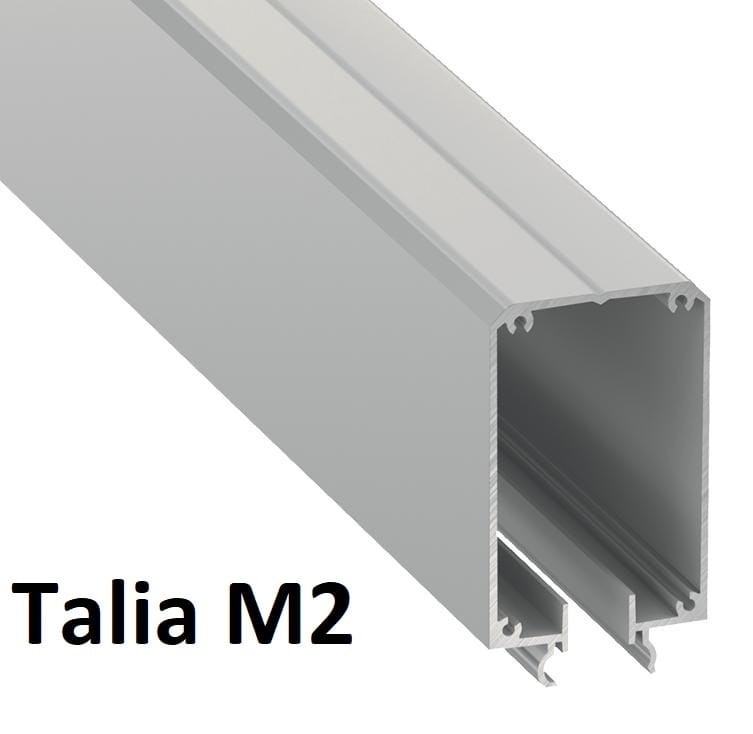 Profil montażowy pomocniczy LUMINES typ Talia M2 anodowany 1m