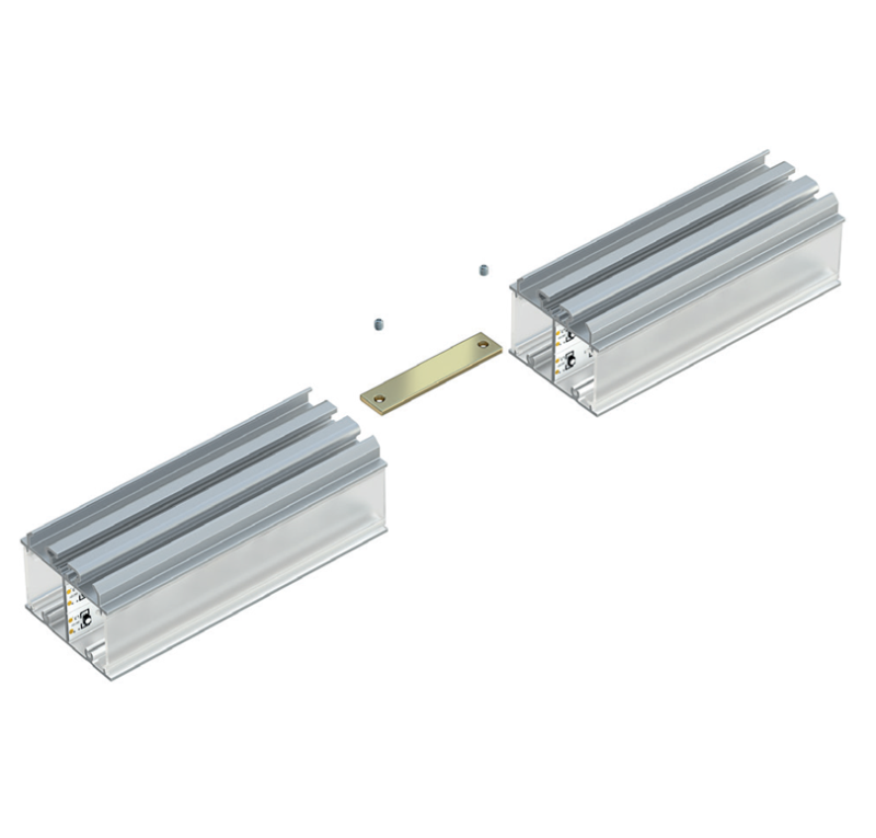 Profil aluminiowy LUMINES DOPIO lakier BIAŁY 1m