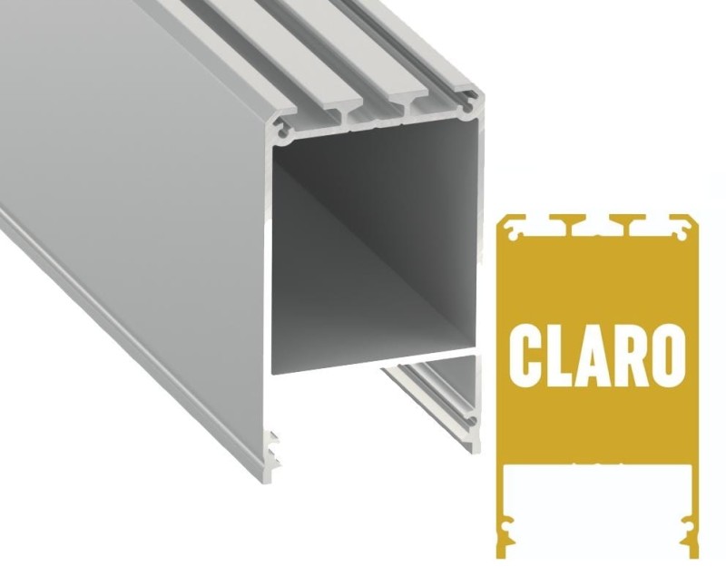Profil aluminiowy LUMINES typ CLARO anodowany 1m