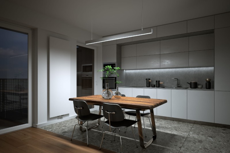 Profil aluminiowy LUMINES typ CLARO biały 1m