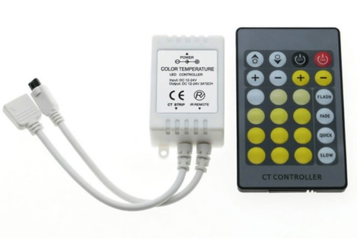 STEROWNIK CCT dual white KONTROLER IR 24P