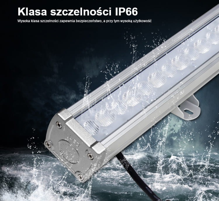 SYS-RL1 24W systemowa lampa ścienna Milight IP66 RGB+CCT