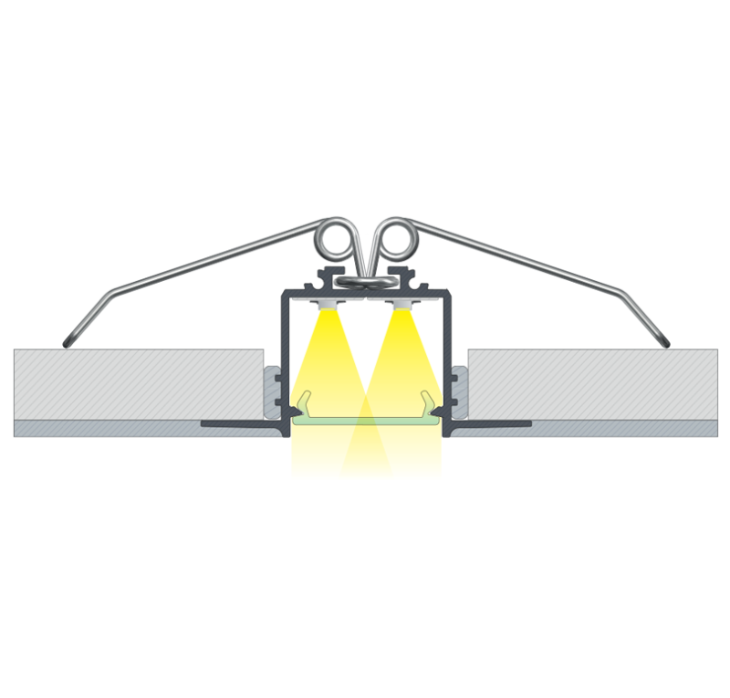 Profil aluminiowy LUMINES SUBLI anodowany 1m