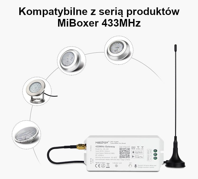 Milight przekaźnik kontroler systemowy 433MHz WL-433