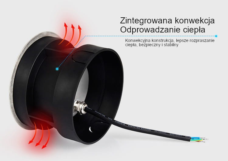 SYS-RD2 9W systemowa lampa ziemna Milight IP68 RGB+CCT