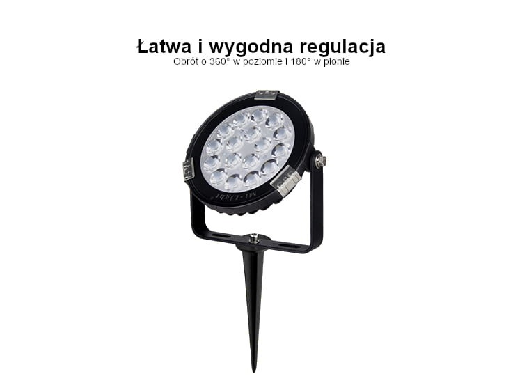 SYS-RC1 9W systemowa lampa ogrodowa Milight IP65 RGB+CCT