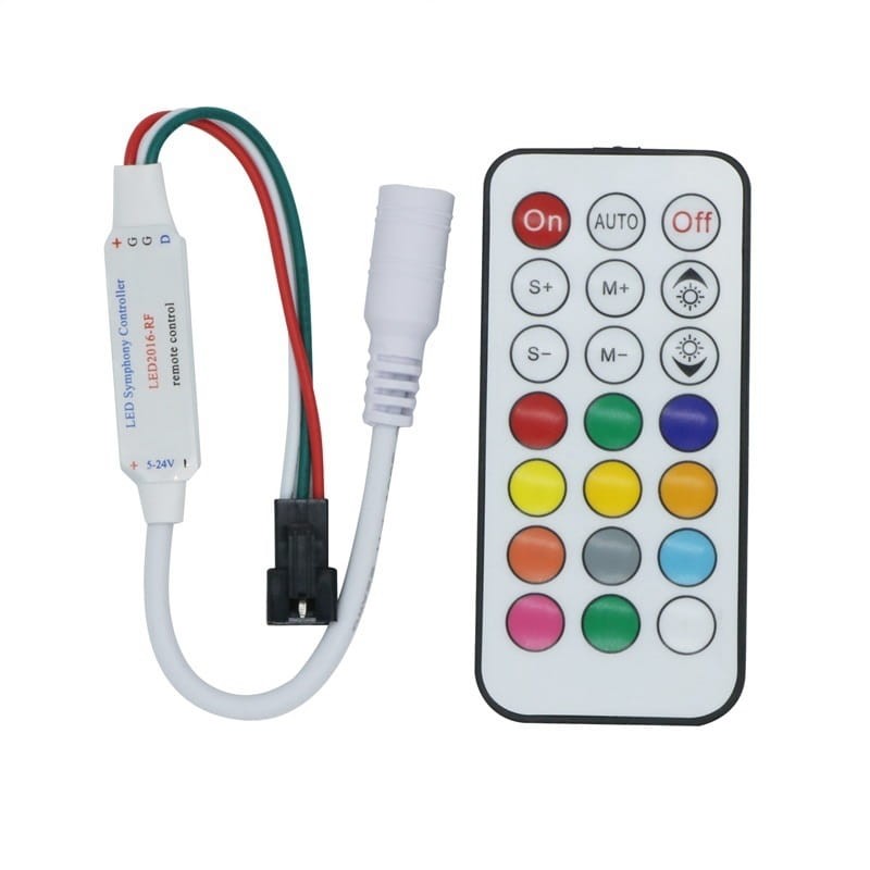 Sterownik Magic RGB WS2811 WS2812 RF Mini 21p