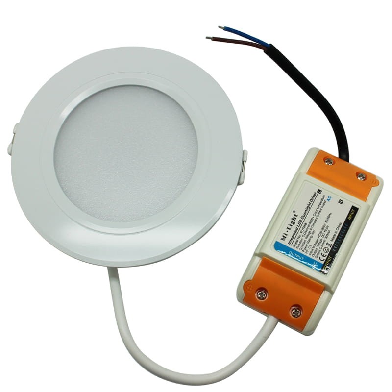 Milight Downlight 6W RGB+CCT LED panel wpuszczany sufitowy FUT068