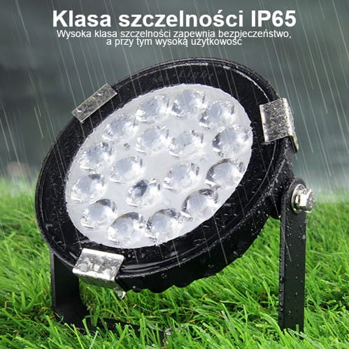 FUTC01 Lampa ogrodowa Milight 9W RGB CCT IP65 24V DC