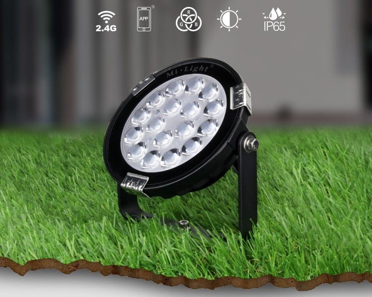 FUTC02 Lampa ogrodowa Milight 9W RGB CCT IP65 AC