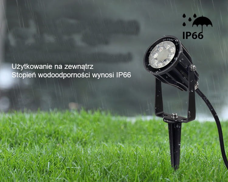 FUTC04 Lampa ogrodowa Milight 6W RGB CCT IP66