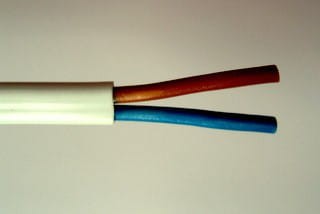 Kabel elektryczny OMYp  2x0,5 300/300V - 1m