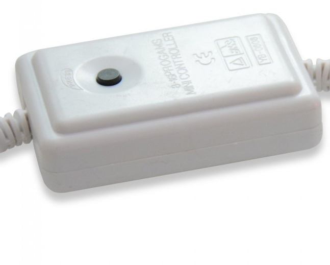 Wtyczka zasilająca z kontrolerem LED RGB 230V